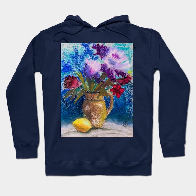 Flowers with Lemon Hoodie by Matt Starr Fine Art